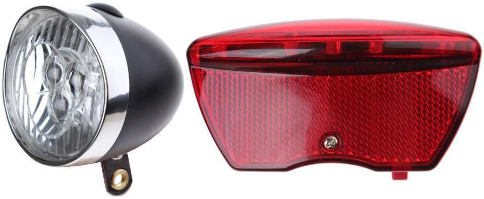 Ikzi Light | Verlichtingsset Retro batterij led zwart