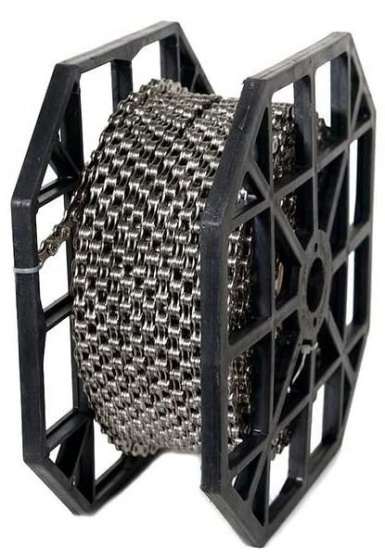 KMC | Ketting-rol Z1 1/2x1/8 50 m + verbindingsschakel bruin 40 st