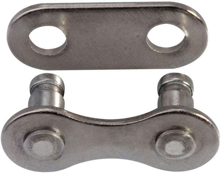 KMC | Verbindingsschakel Snap-on breed 1/8 staal zilver 2 stuks