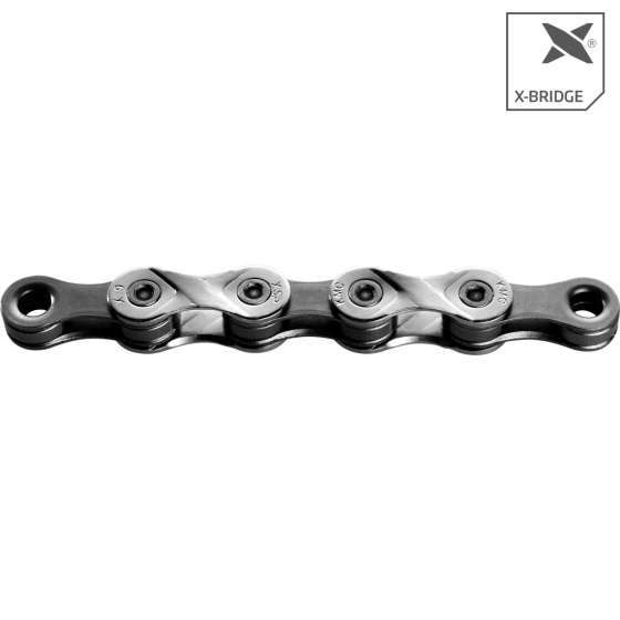KMC | X9 Fietsketting 1/2"-11/128" 114 schakels 9V Zilvergrijs