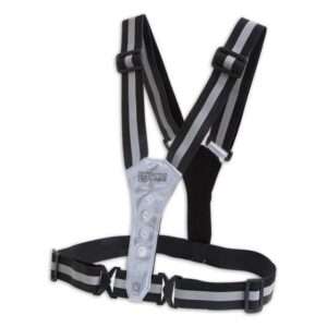 Lynx | Hardloopvest USB Oplaadbaar Zwart met Verlichting Onesize