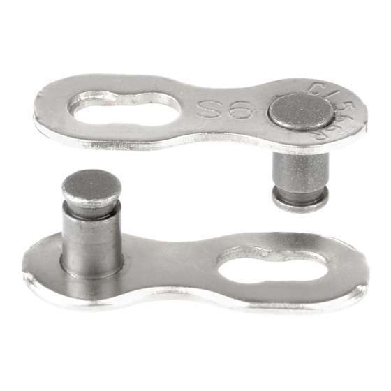 M-Wave | Kettingschakel Fusion 1/2 x 11/128 staal 9S zilver