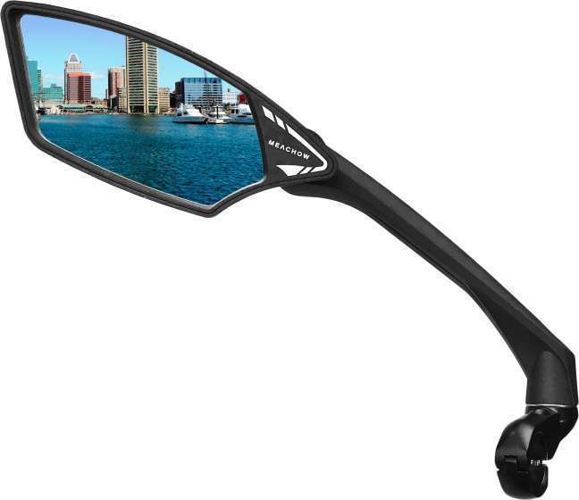 Meachow | Deluxe XL Fietsspiegel E-bike Verstelbaar Zwart