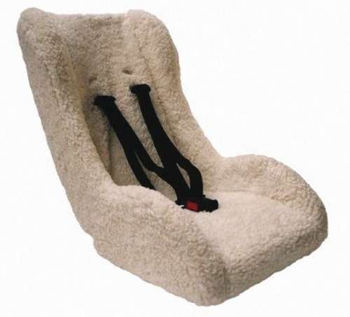 Melia | Bakfiets inzetstoel 5-puntsgordel 8-18 maanden schaap wit