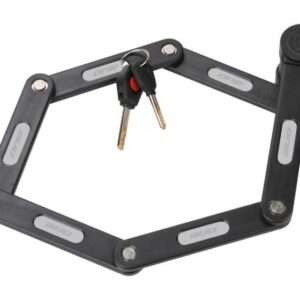 One | F.lock 20.85 Vouwslot met 2 Sleutels 85 cm Staal Zwart