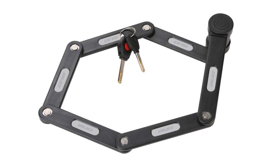 One | F.lock 20.85 Vouwslot met 2 Sleutels 85 cm Staal Zwart