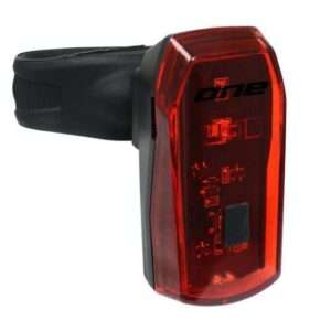 One | R.light 10 Achterlicht met Siliconen Bevestiging 6 lumen Zwart