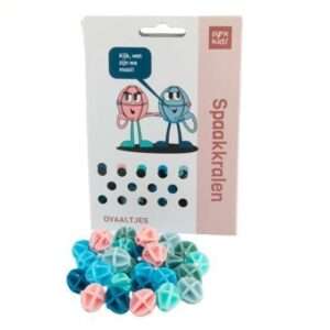 Pexkids | spaakkralen ovaal multicolor 30 stuks