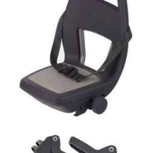 Qibbel | Achterzitje junior 6+ voetsteun + gordel grijs