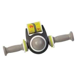 Qibbel | Toybar met handvatten voor fietsstoeltjes grijs/geel