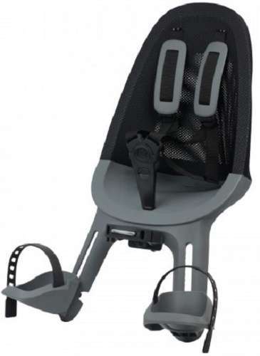 Qibbel | Voorzitje Air Q860 junior mesh zwart/grijs