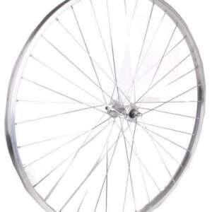 Falkx | Voorwiel Hybride 28 inch velgrem aluminium 36G zilver