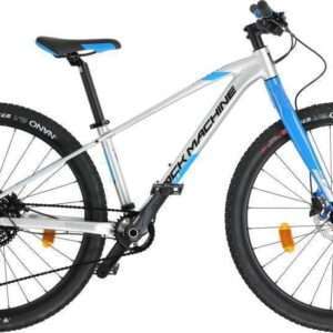 Rock Machine | Thunder 27 Inch XS Junior 9V Hydraulische schijfrem Zilver/Blauw