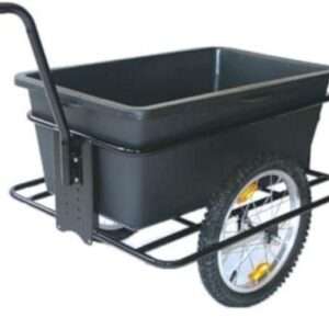 Big Boy Fietskar met Zadelpenbevestiging 16 Inch Unisex Zwart