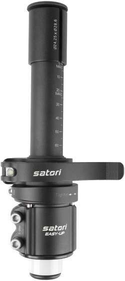 Satori | Easy Up hoogte adapter 25.4 / 205 / 28,6 mm matzwart