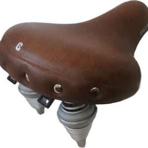 Selle Comfort | Retro XL Fietszadel Foam Bruin
