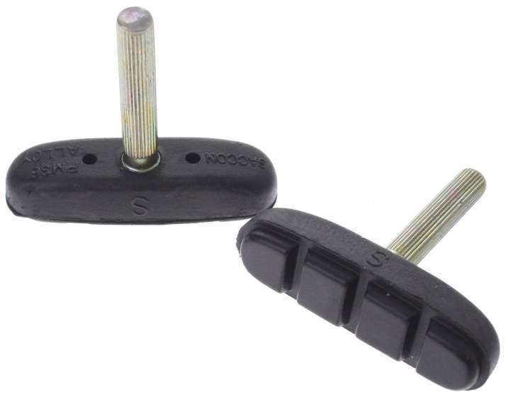 Simson | Remblokken cantilever 55 x 12 mm zwart 2 stuks