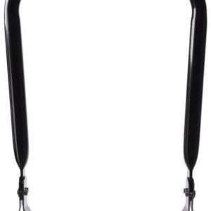 Simson | Rugleuning met rugkussen 27 cm zwart