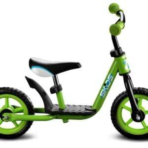 Loopfiets met 2 wielen 10 Inch Junior Groen/Zwart