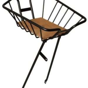 Steco | Compact Voordrager met Mand 30 x 38 cm Staal Zwart