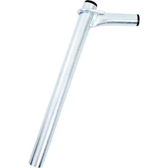 Zadelpen Vast Pin Up 25,4 x 300 mm Staal Zilver