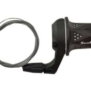 SunRace | Draaiversteller rechts 7S 2100 mm derailleur grijs