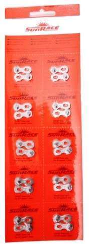 SunRace | Kettingschakel 1/2 X 3/32 Powerlink 7-8SP 10 Stuks