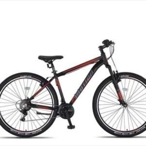Umit | Mountainbike 4 Motion 27.5 Inch 47 cm Unisex 21V V-Brakes Zwart/Rood