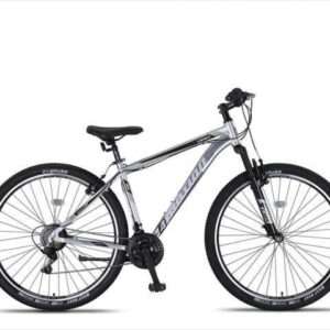 Umit | Mountainbike 4 Motion 29 Inch 46 cm Unisex 21V V-Brakes Chroom/Zwart