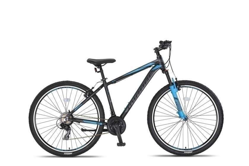 Umit | Mountainbike Mirage Cropped 27.5 Inch 50 cm Unisex 21V V-Brakes Zwart/Blauw