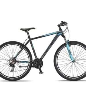 Umit | Mountainbike Mirage Oversized 27.5 Inch 50 cm Unisex 21V V-Brakes Zwart/Turquoise