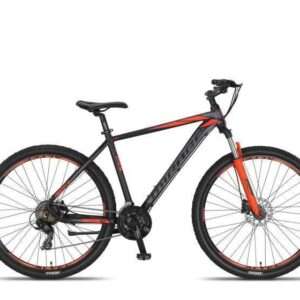 Umit | Mountainbike Mirage 27.5 Inch 50 cm Unisex 21V Hydraulische schijfrem Zwart/Oranje