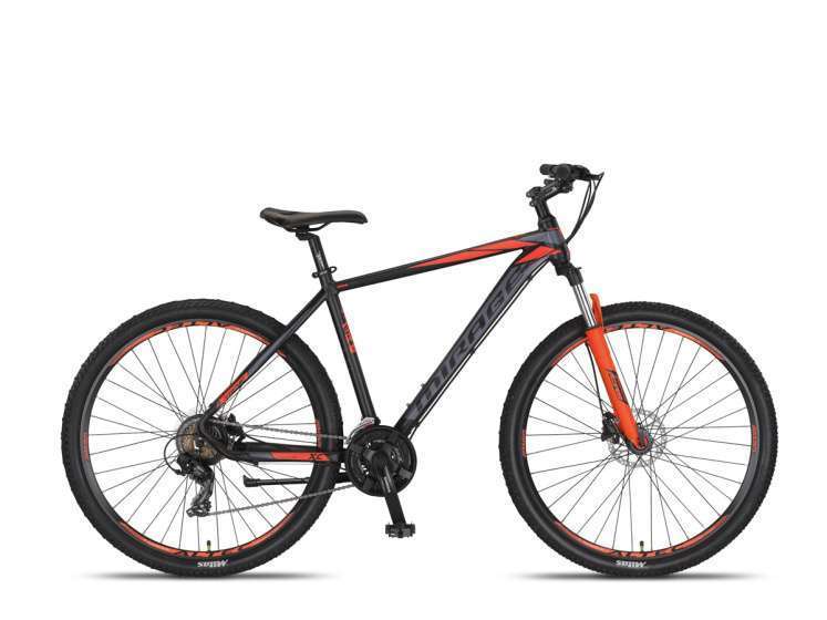 Umit | Mountainbike Mirage 27.5 Inch 50 cm Unisex 21V Hydraulische schijfrem Zwart/Oranje