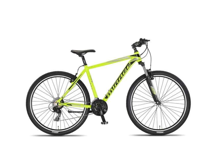 Umit | Mountainbike Mirage Oversized 27.5 Inch 50 cm Unisex 21V V-Brakes Lime/Zwart