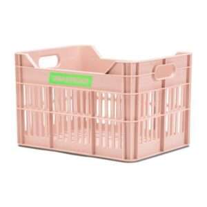 Urban Proof | Junior Fietskrat 15 liter Gerecycled Kunststof Pastel Pink
