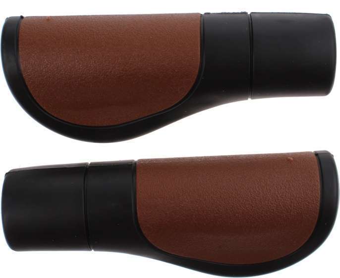 VWP-Louis Verwimp | Handvatten Comfort 115 mm zwart/bruin per set