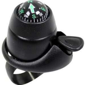 Widek | Fietsbel met Kompas 34 mm Zwart