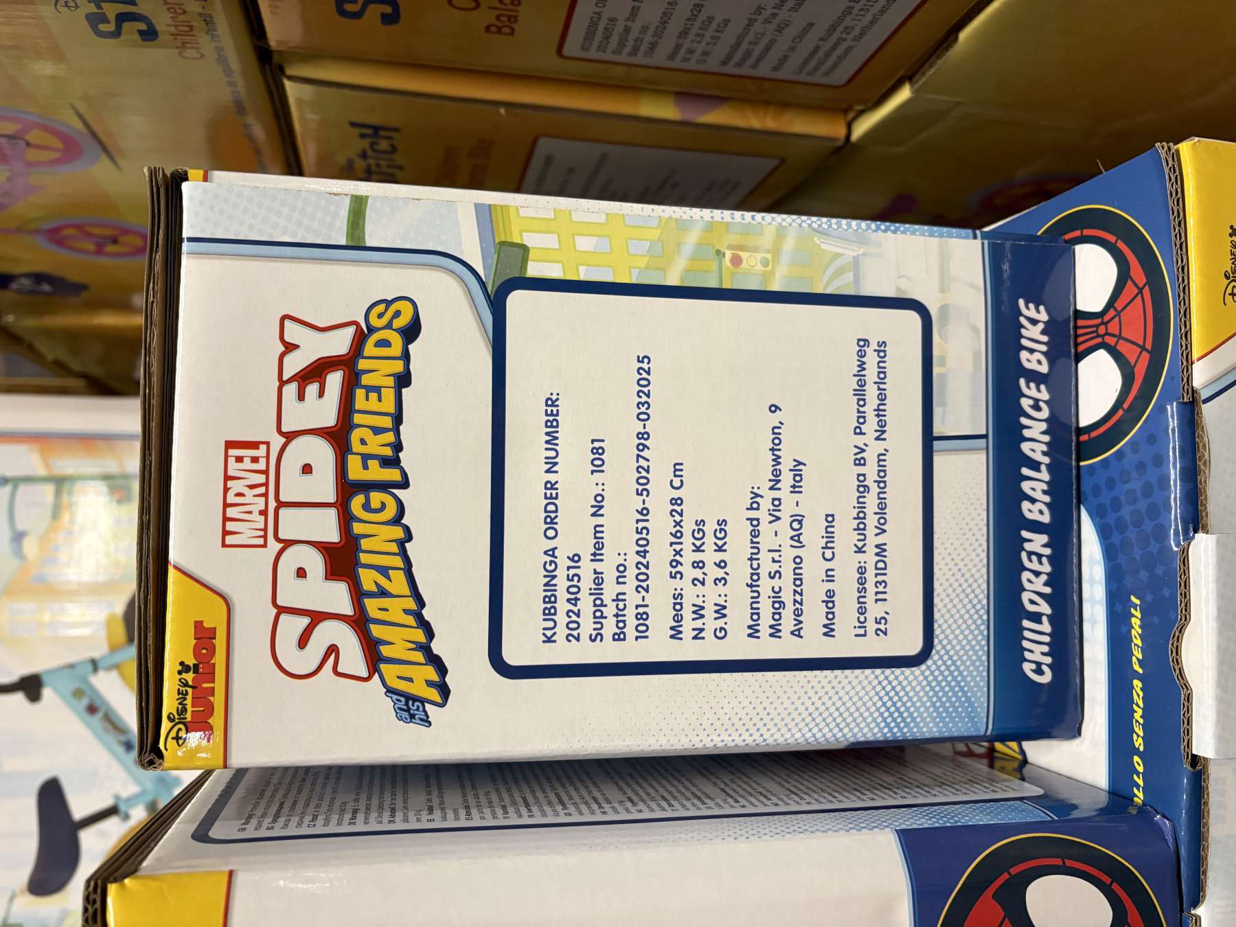 Spidey loopfiets metaal - Afbeelding 8