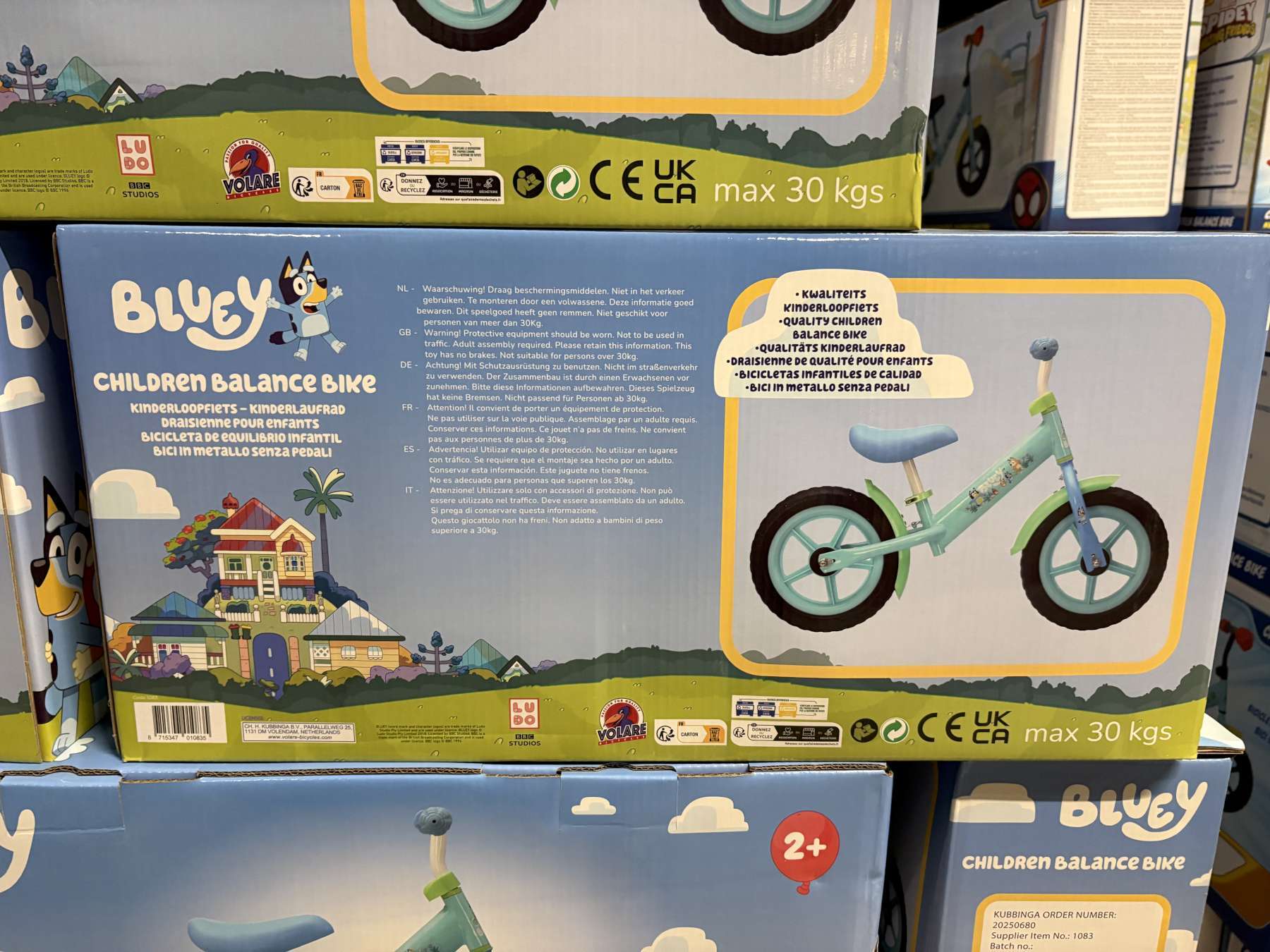 Bluey loopfiets metaal - Afbeelding 9