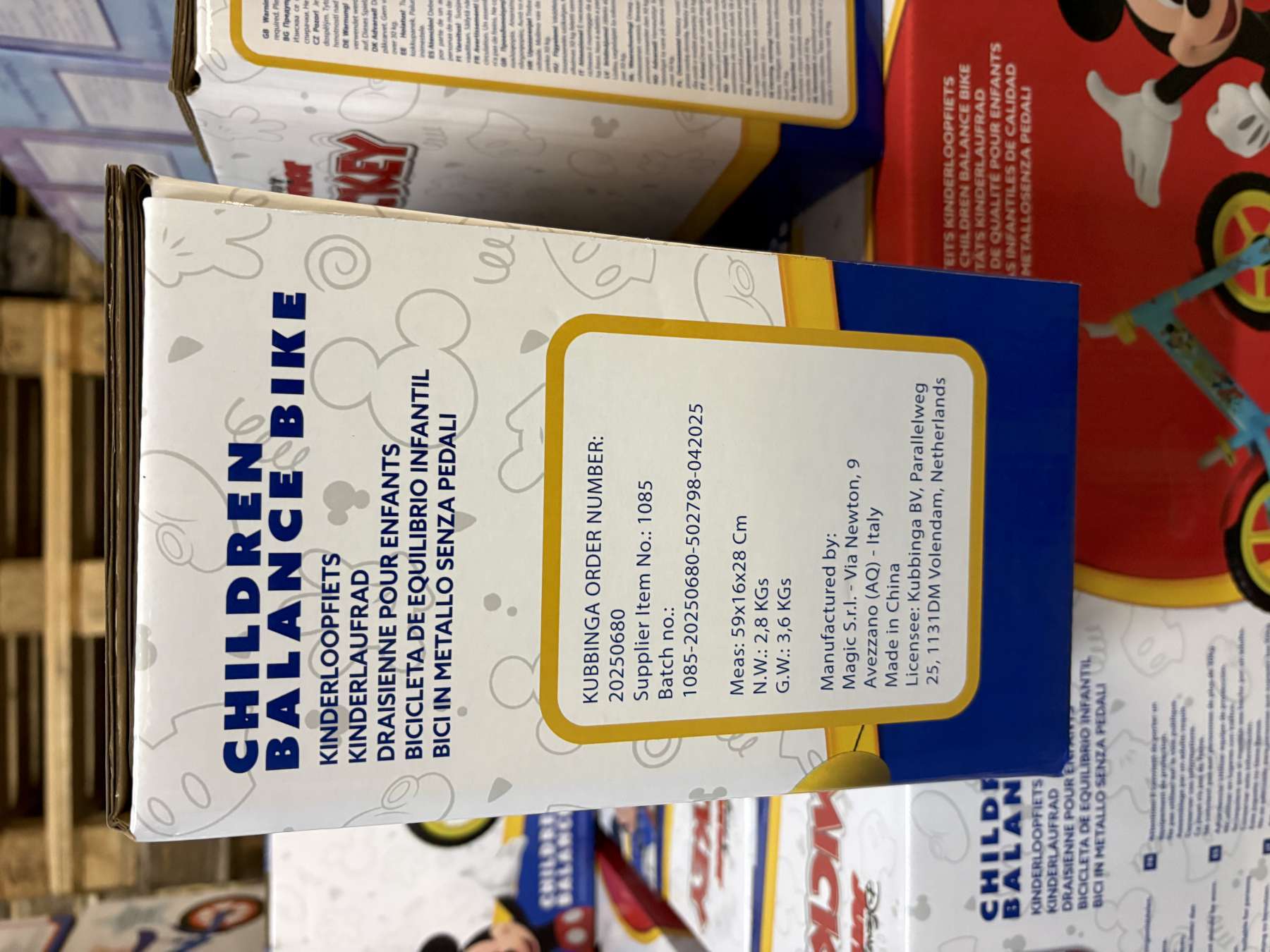 Disney Mickey loopfiets metaal - Afbeelding 4