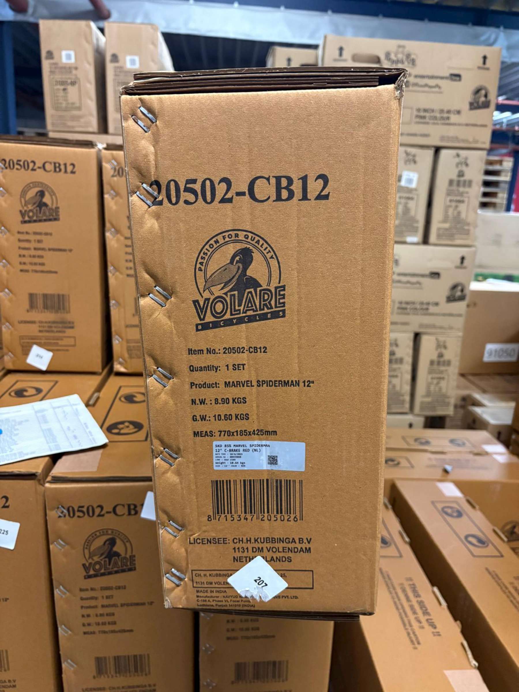 Marvel | Jongens Kinderfiets Spider-Man, 12 inch, Blauw/Rood - Afbeelding 11