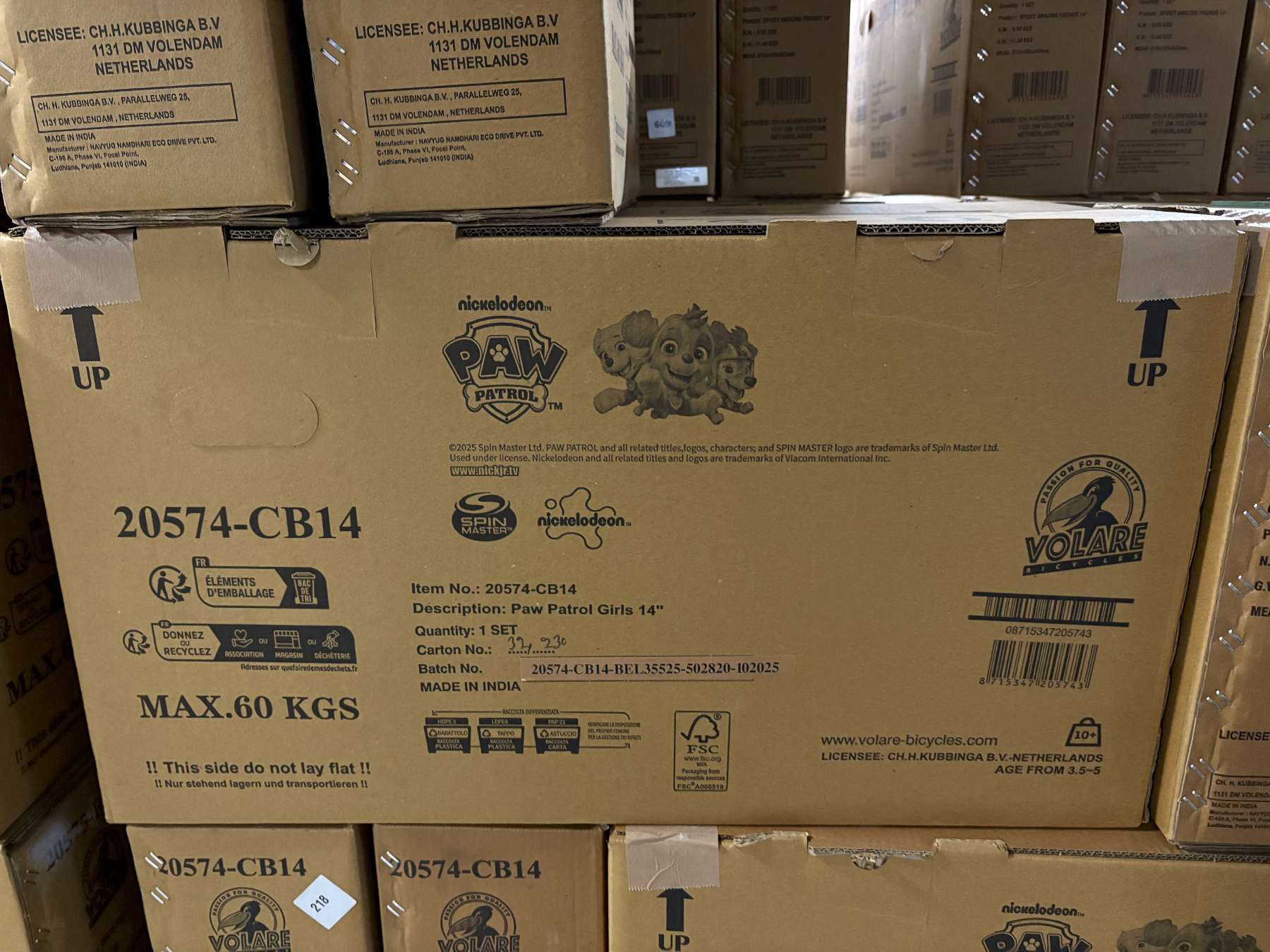 Nickelodeon | Meisjes Kinderfiets Paw Patrol, 14 inch, Roze - Afbeelding 12