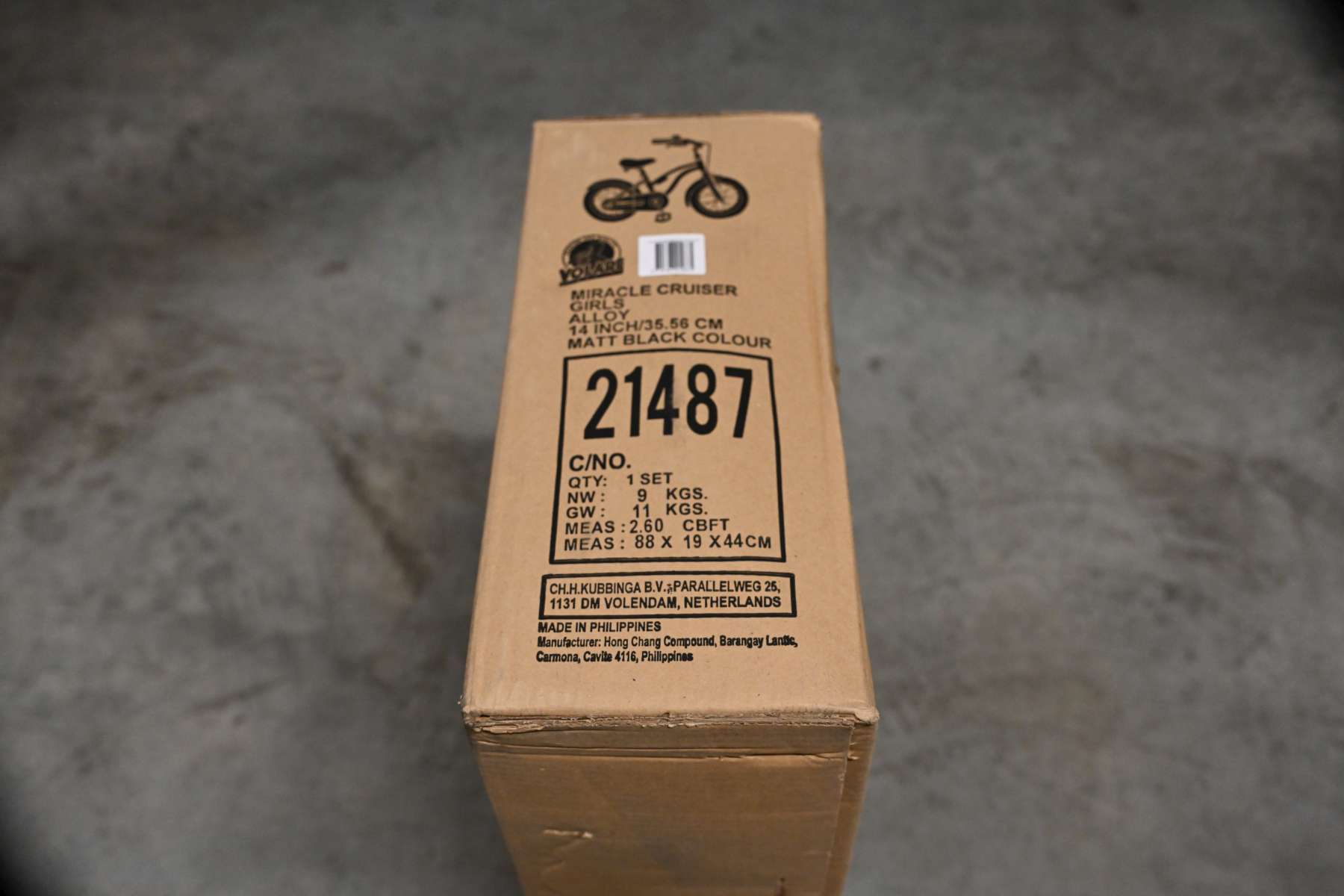 Volare | Meisjes Kinderfiets Miracle, 14 inch, Mat Zwart, Prime Collection - Afbeelding 17