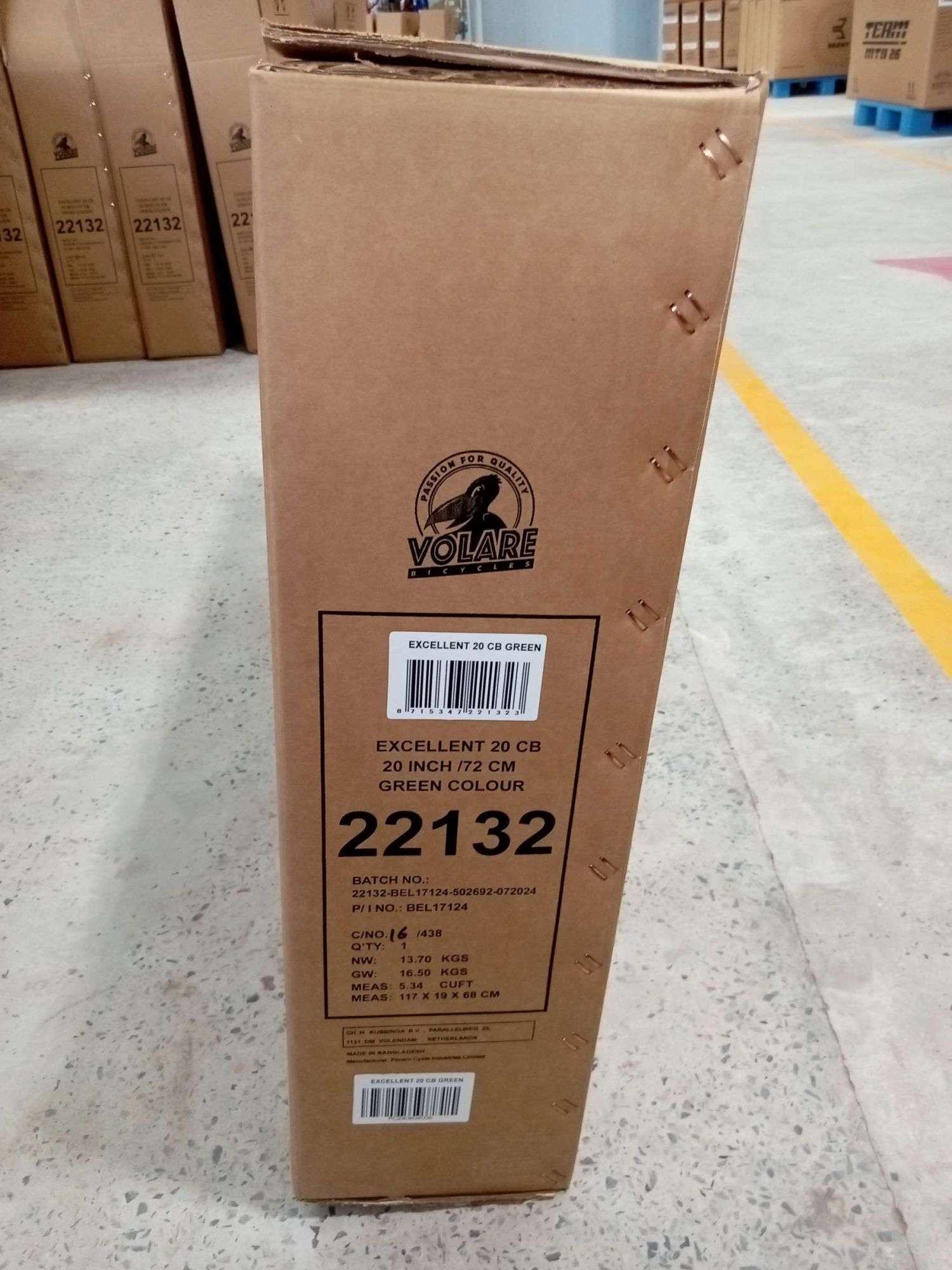 Volare | Meisjes Kinderfiets Excellent, 20 inch, Groen - Afbeelding 12