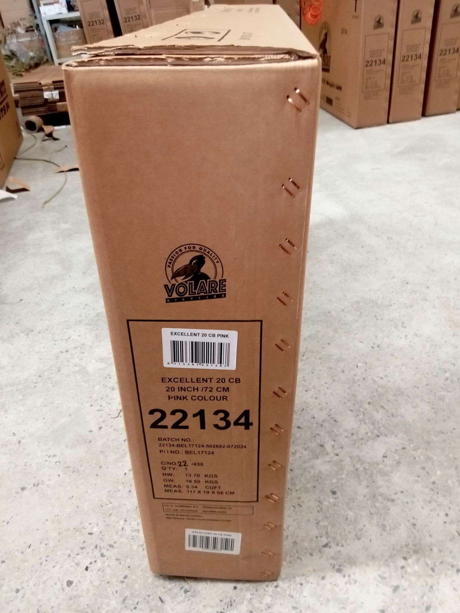 Volare | Meisjes Kinderfiets Excellent, 20 inch, Roze - Afbeelding 11