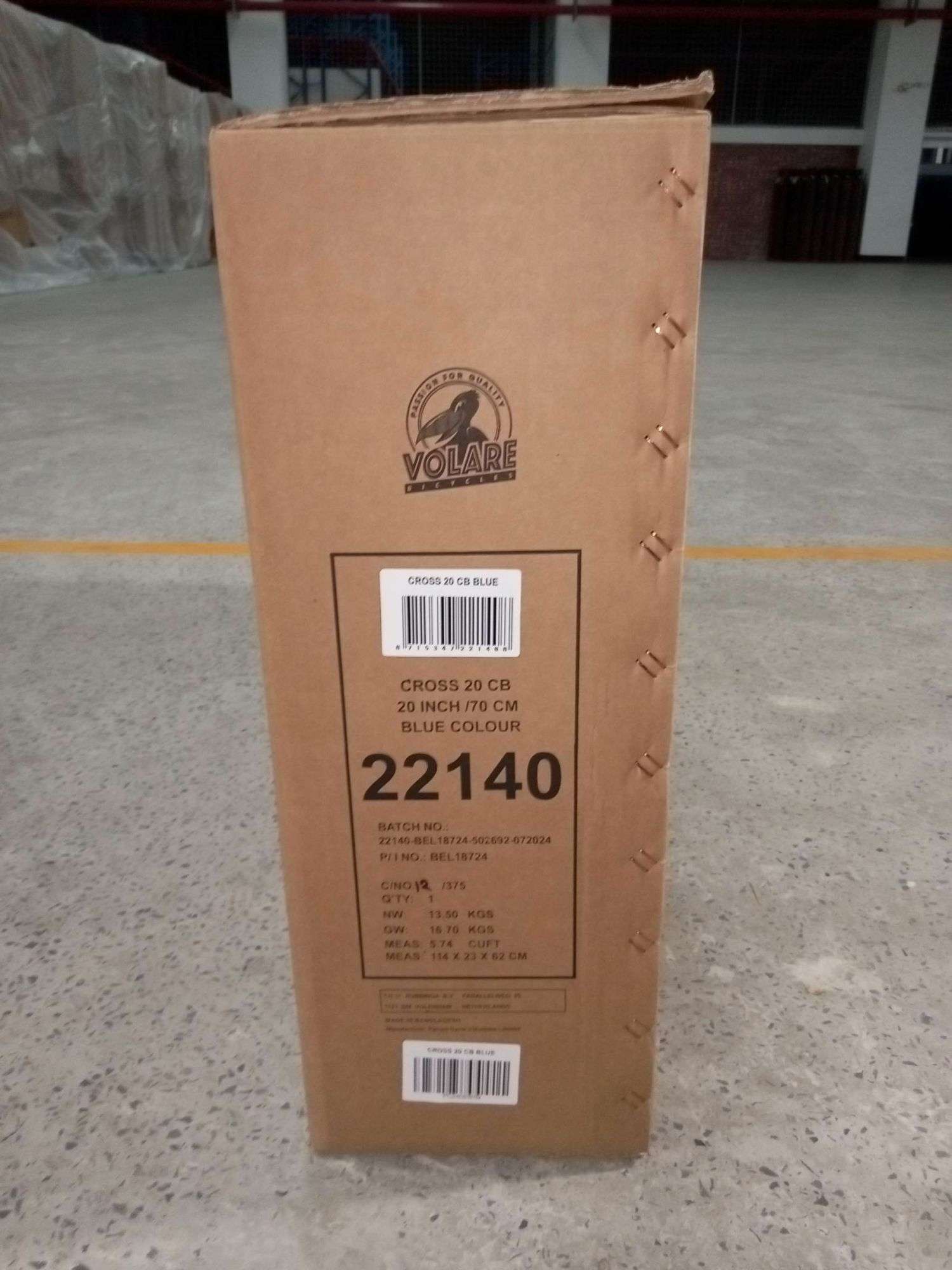 Volare | Jongens Kinderfiets Cross, 20 inch, Blauw - Afbeelding 15