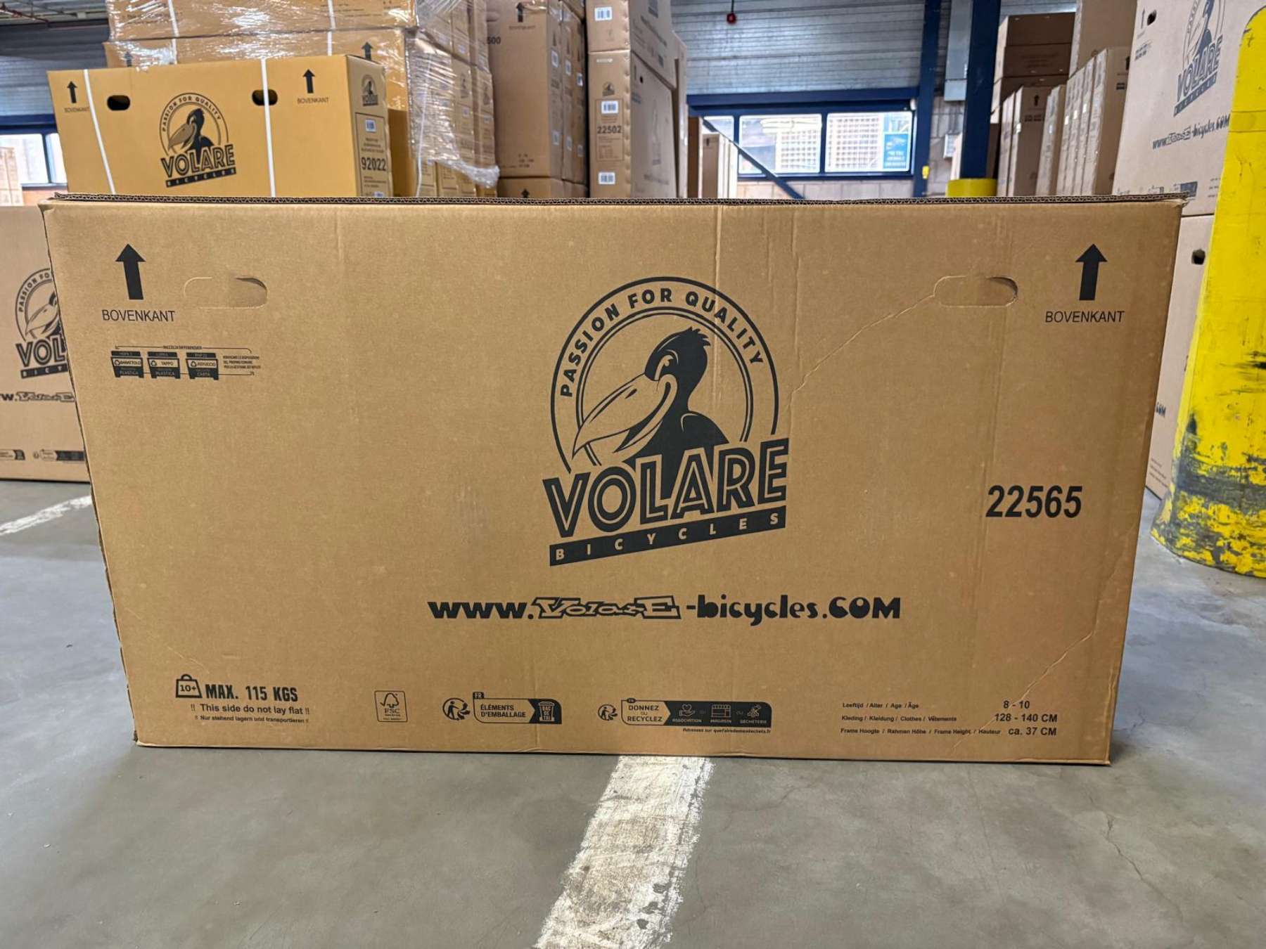 Volare XC Race Kinderfiets - 24 inch - Nexus 3 - Wit/Roze - Afbeelding 14