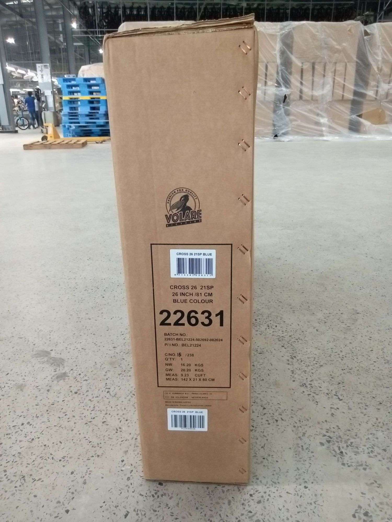 Volare | Jongens Kinderfiets Cross, 26 inch, Blauw, 21 versnellingen, Twee handremmen - Afbeelding 21