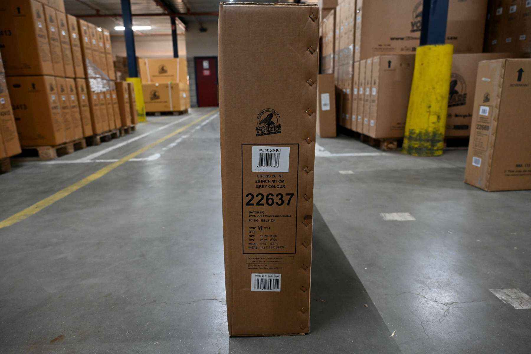 Volare | Jongens Kinderfiets Cross, 26 inch, Donker Grijs, 3 Versnellingen - Afbeelding 16