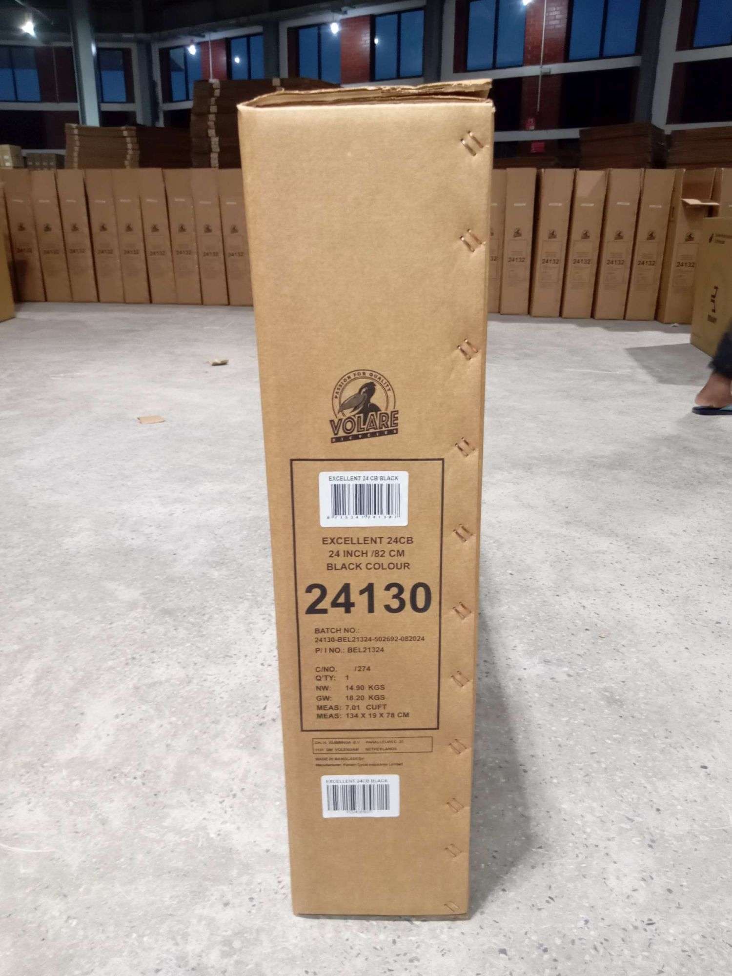 Volare | Meisjes Kinderfiets Excellent, 24 inch, Zwart - Afbeelding 12